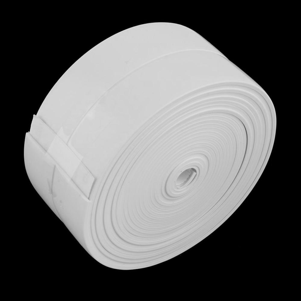 Изображение товара: Уплотнительная лента для ванной, белая самоклеящаяся Водонепроницаемая настенная лента из ПВХ для ванной и кухни