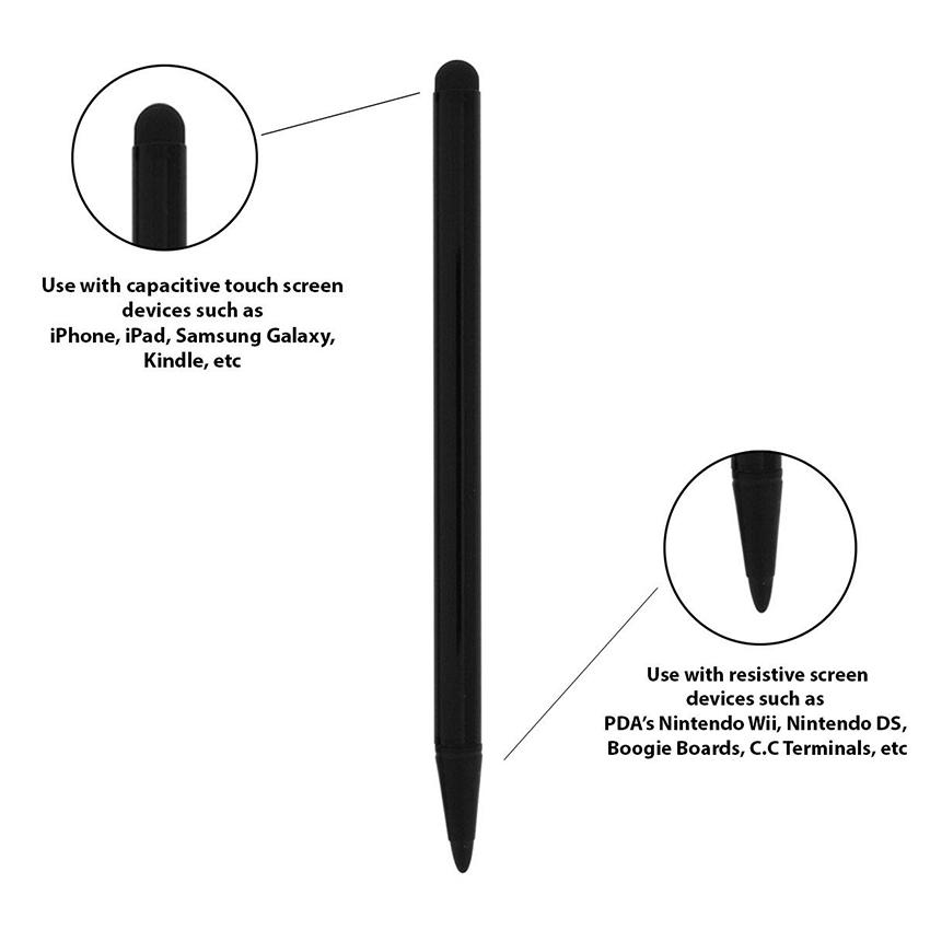 Изображение товара: Стилус, активные ручки, тонкий точечный сенсорный экран, цифровой карандаш для емкостных смартфонов и планшетов, черный, красный, серебристый
