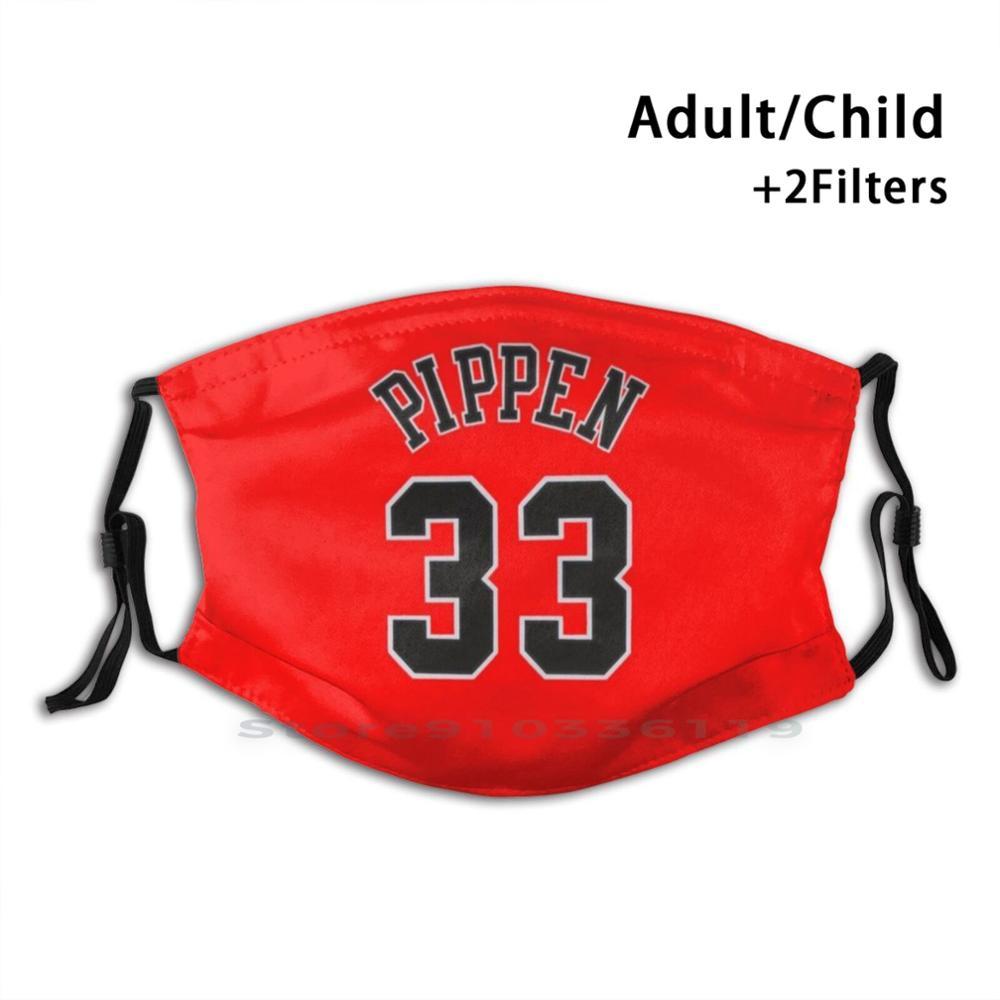 Изображение товара: Забавная смываемая маска для лица с фильтром Scottie 33 Pippen для взрослых и детей