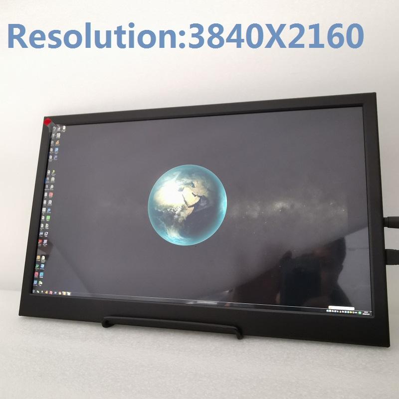 Изображение товара: Портативный игровой монитор 15,6 дюйма, 4K, для XBOX PS4, ноутбука, ЖК-экран, 3840x2160, игровой монитор наблюдения 4K