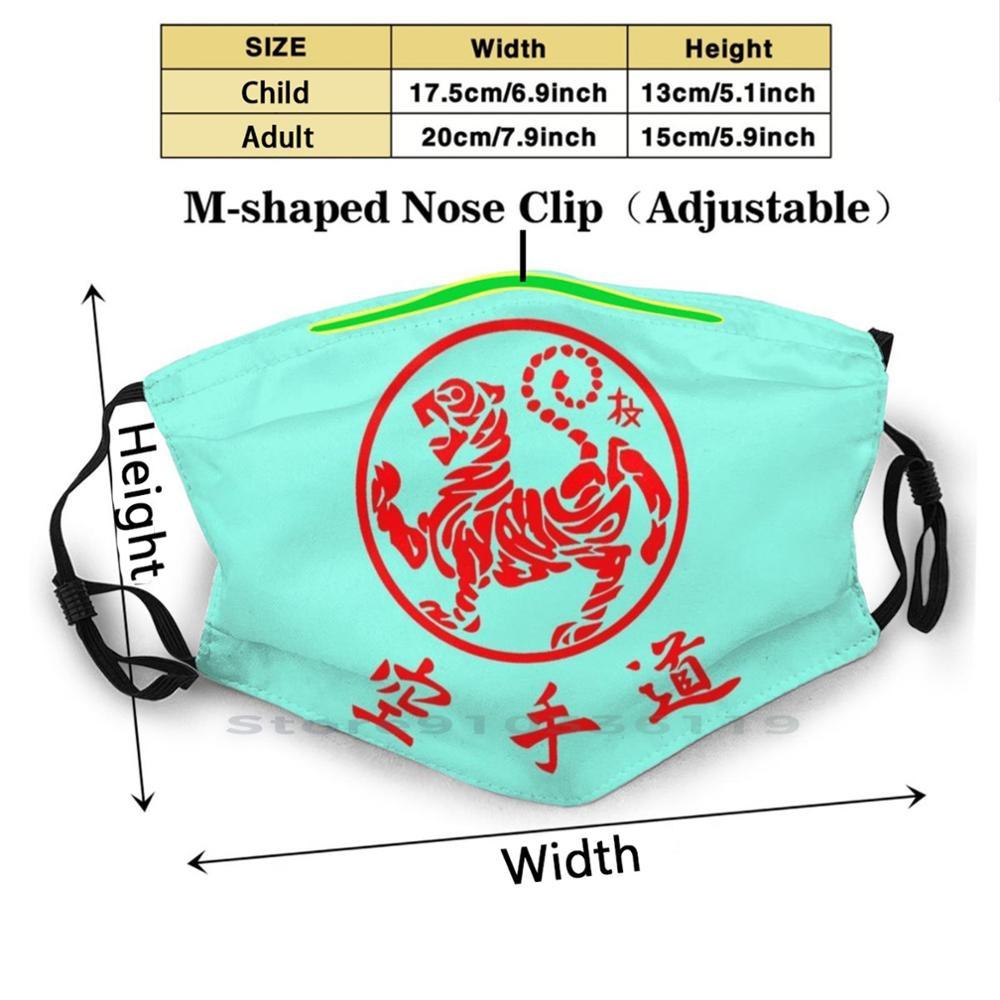 Изображение товара: Shotokan Tora No Maki тигровый дизайн фильтр от пыли смываемая маска для лица дети Shotokan Karatedo Karatekick Funakoshi
