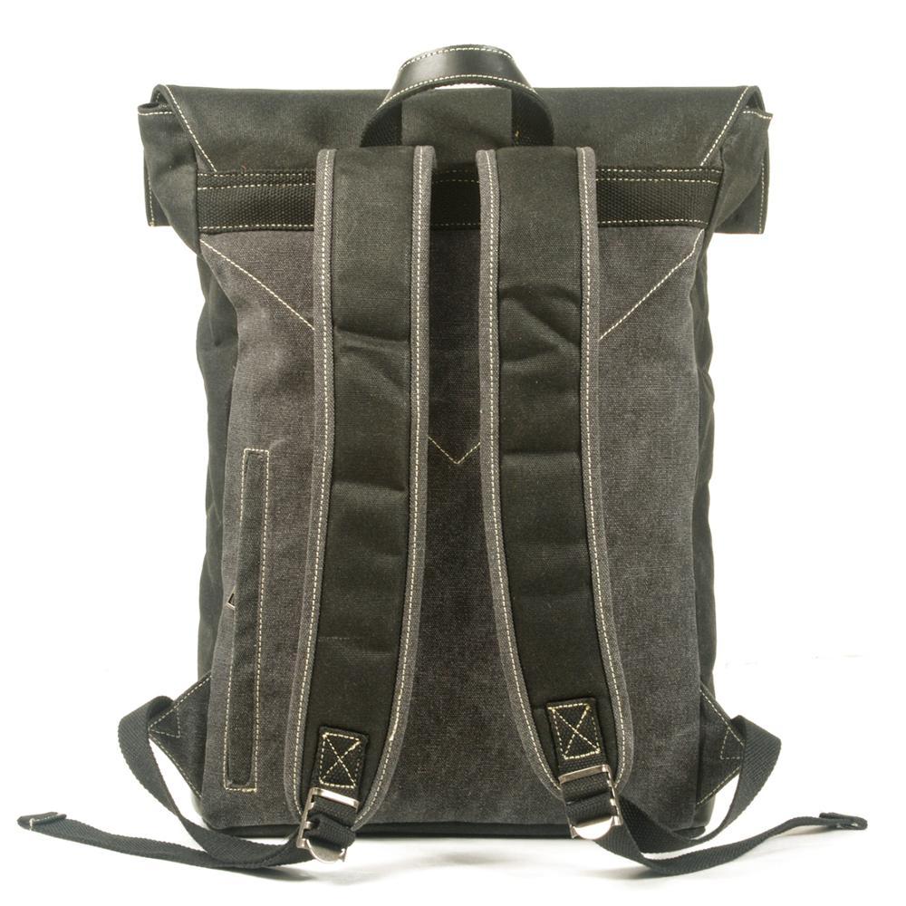 Изображение товара: Модный мужской рюкзак, Холщовый ретро-рюкзак в стиле 