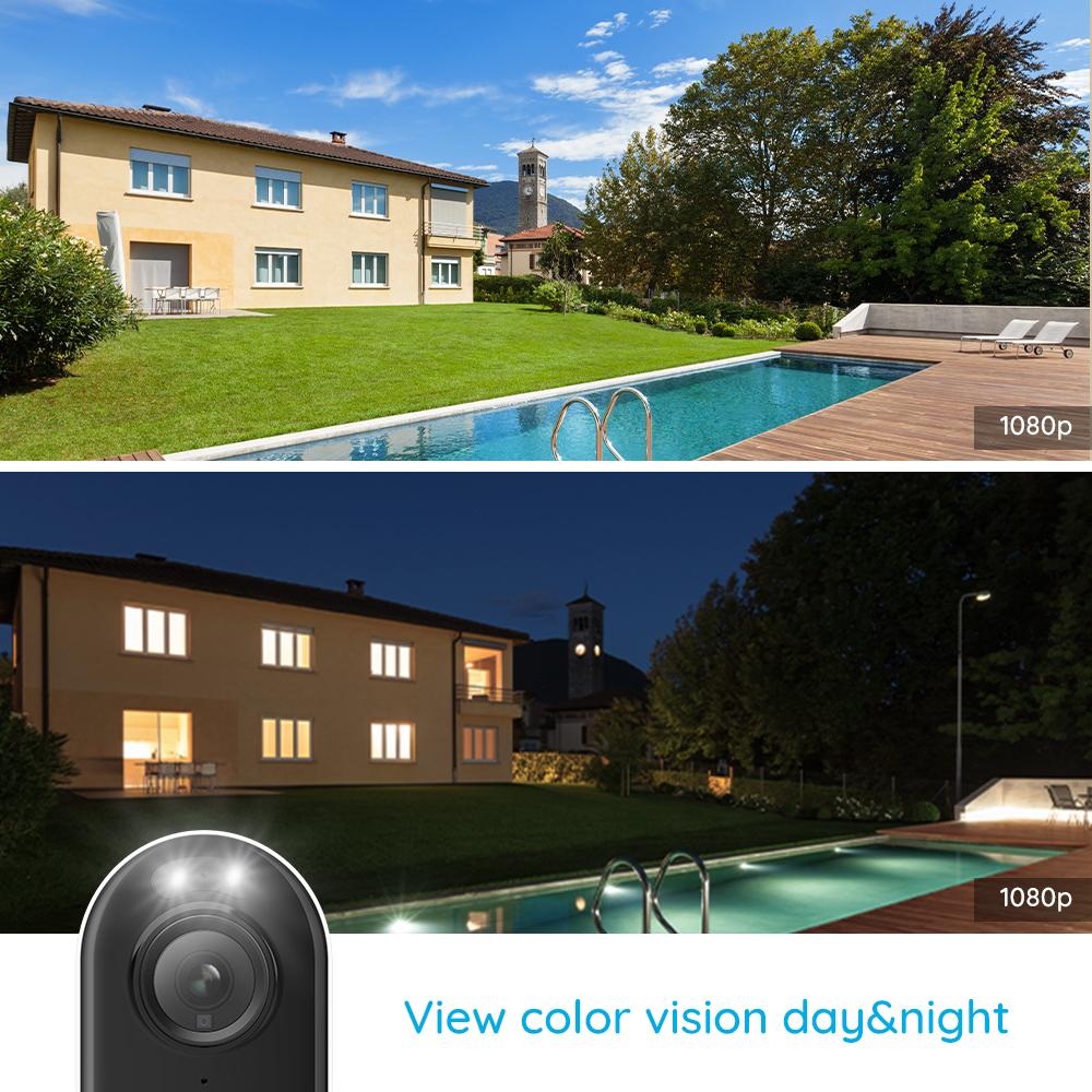 Изображение товара: Reolink Lumus наружный прожектор WiFi камера 1080P Full HD цветное ночное видение PIR Обнаружение движения 2-стороннее Аудио