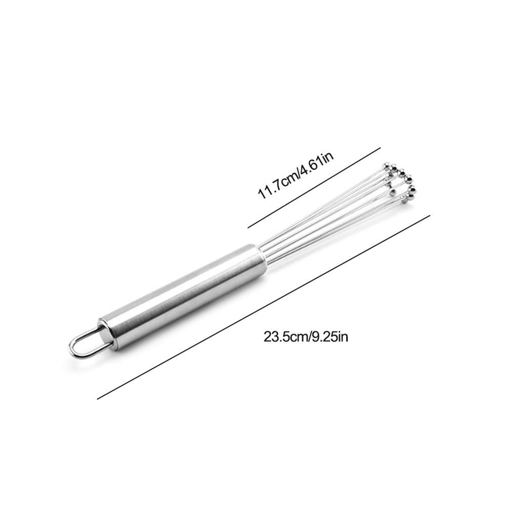 Изображение товара: Венчик для взбивания яиц из нержавеющей стали, полуавтоматический ручной миксер для взбивания яиц, кухонные аксессуары, инструменты для взбивания яиц