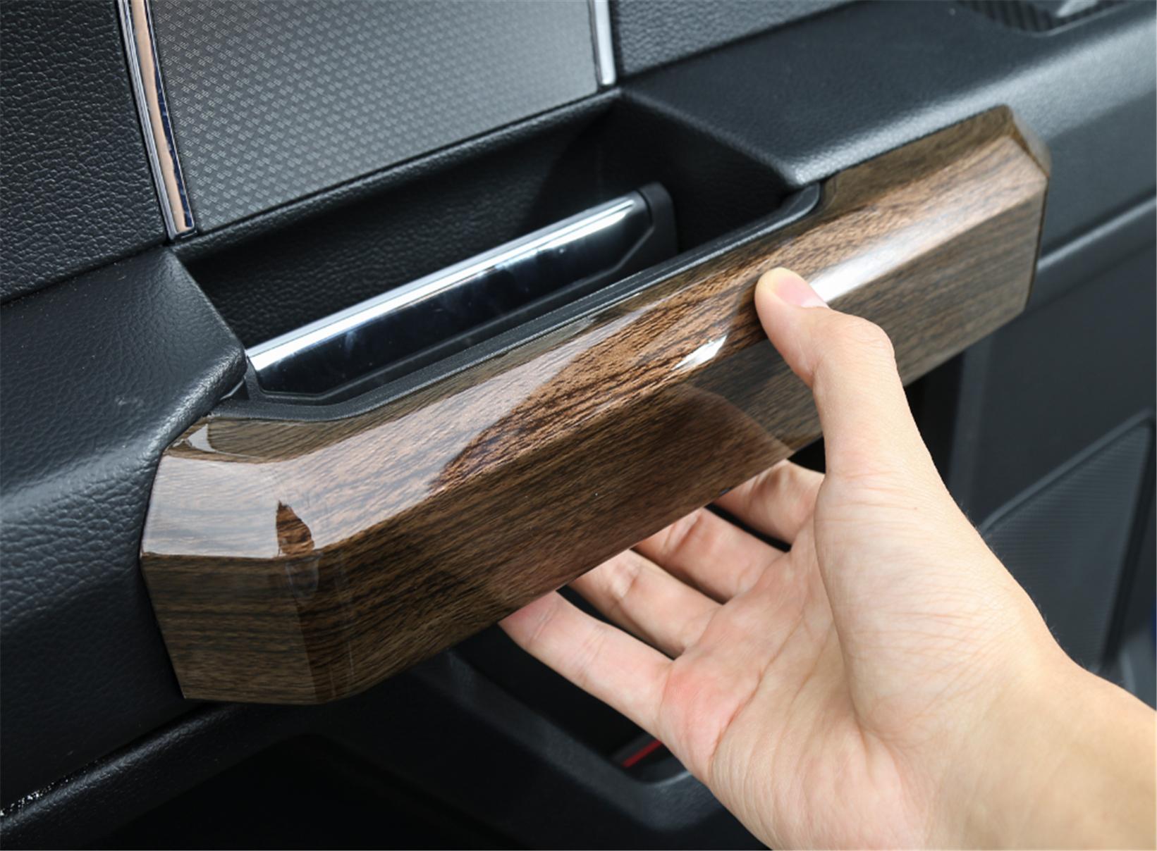 Изображение товара: Interior Door Handle Frame Decal Cover Trim Sticker for Ford F150 2015+ Stylish Car Decorative Accessories Inner Decoration