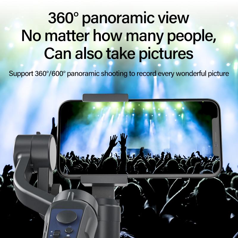 Изображение товара: Универсальный 3-осевой ручной шарнирный стабилизатор для смартфона селфи-палка штатив с подключением по Bluetooth для камеры Gopro iPhone Samsung