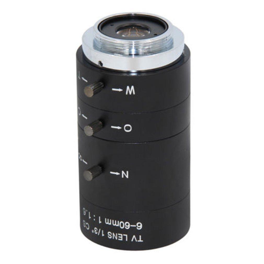 Изображение товара: CCTV видео объектив Ручной диафрагмы Зум 6-60 мм CS крепление объектива для промышленного микроскопа варифокальный CCTV объектив камеры наблюдения объектив