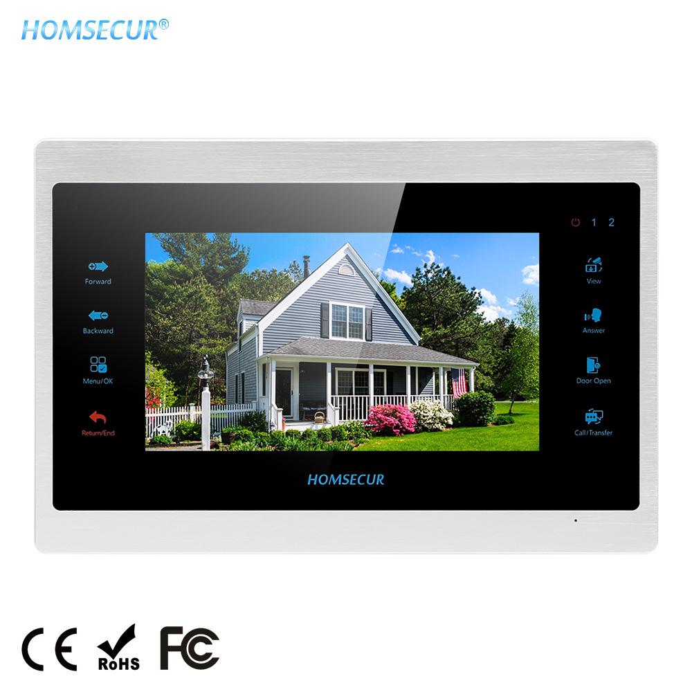 Изображение товара: HOMSECUR BM701HD-S 7-дюймовый TFT ЖК-монитор для дверного телефона с сенсорной клавиатурой 1024x600 для серии HDK