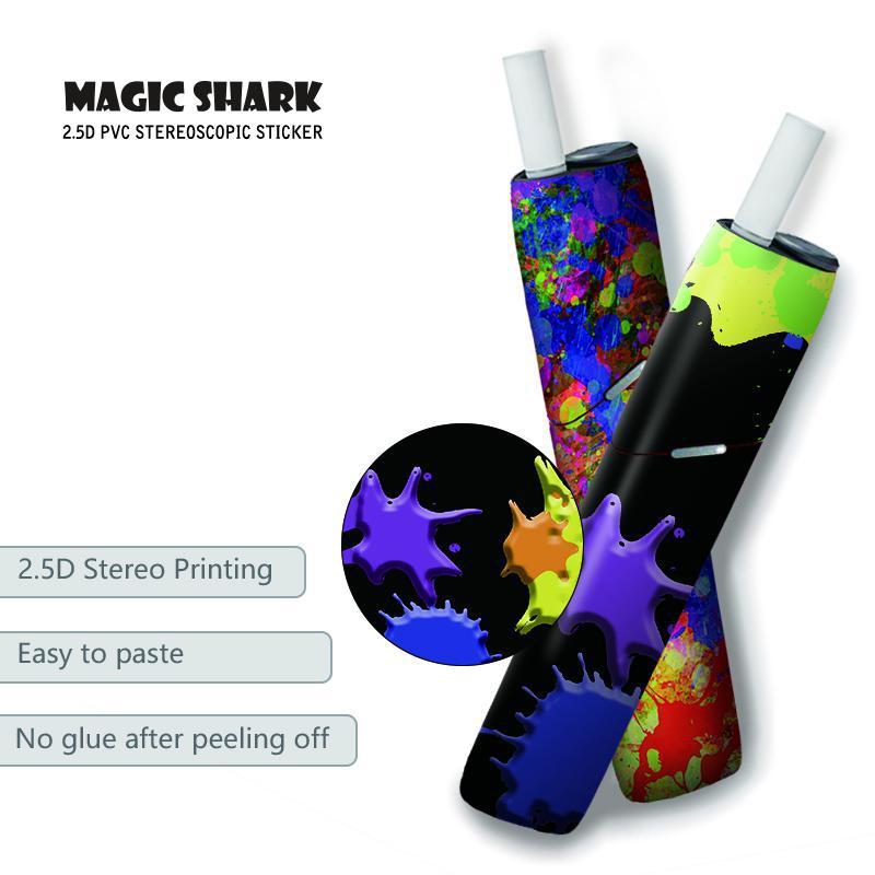Изображение товара: Цветные наклейки с рисунком для IQOS3 Multi IQOS 3 Multi аксессуары для электронных сигарет защитный чехол