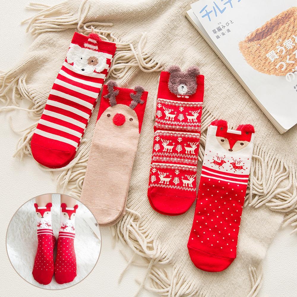 Изображение товара: Хлопковые рождественские носки, рождественские украшения для дома, рождественские подарки, Рождественское украшение, Рождество 2021, Рождественский Декор, Рождество, Новый год