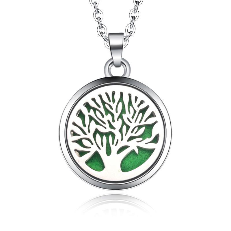 Изображение товара: Ожерелье с подвеской «Древо жизни» для ароматерапии, ювелирные изделия с диффузором