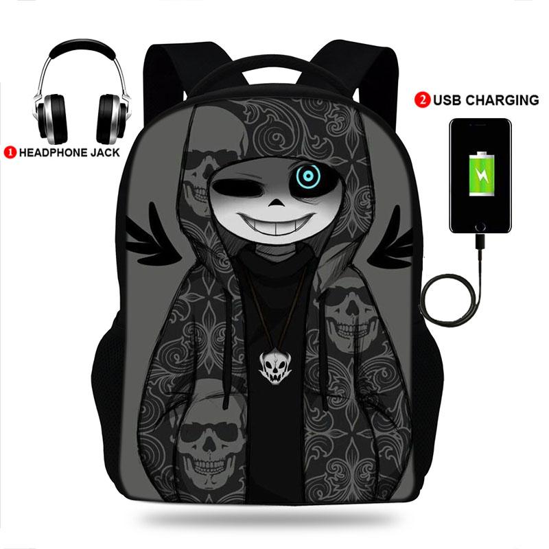 Изображение товара: Рюкзак для мальчиков и девочек, с принтом Crazy Rabbit, с usb-зарядкой, для ноутбука 17 дюймов