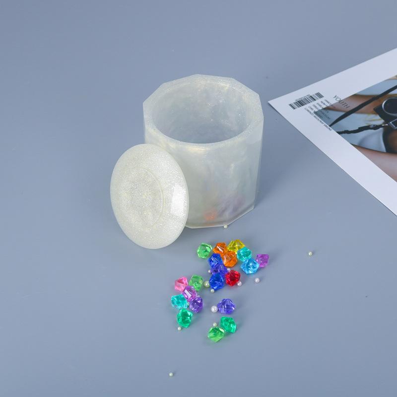 Изображение товара: DIY полимерная форма круглая Цилиндрическая Коробка для хранения силиконовая форма формы для эпоксидной смолы ювелирные инструменты декоративное ремесло