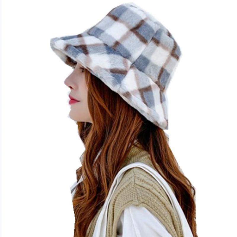 Изображение товара: 2020 модная Классическая Шапка Plian для женщин осенне-зимняя шапка для раковины для женщин с короткими полями универсальная рыболовная шляпа