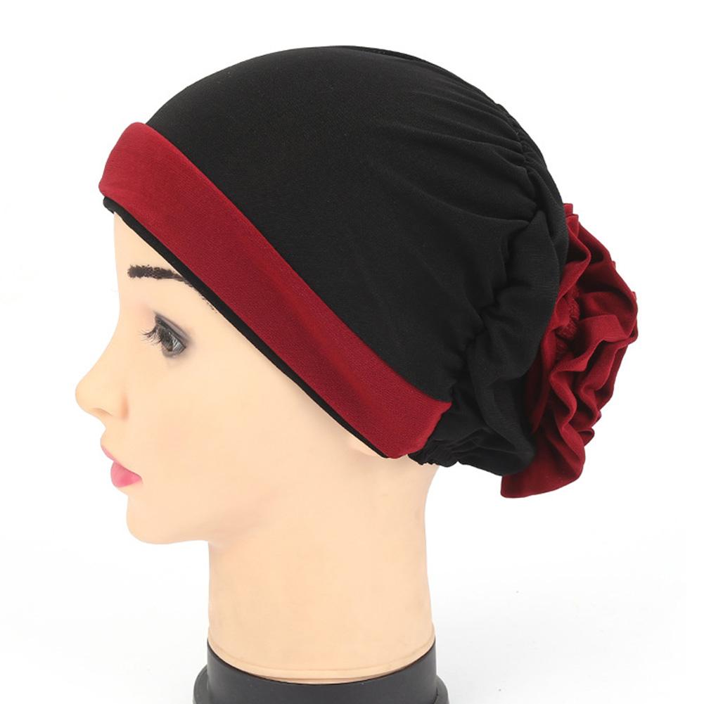 Изображение товара: Головные уборы Turbante, хиджаб, Новые мусульманские шифоновые головные уборы, шапка для выпадения волос, мусульманский шарф, хиджаб
