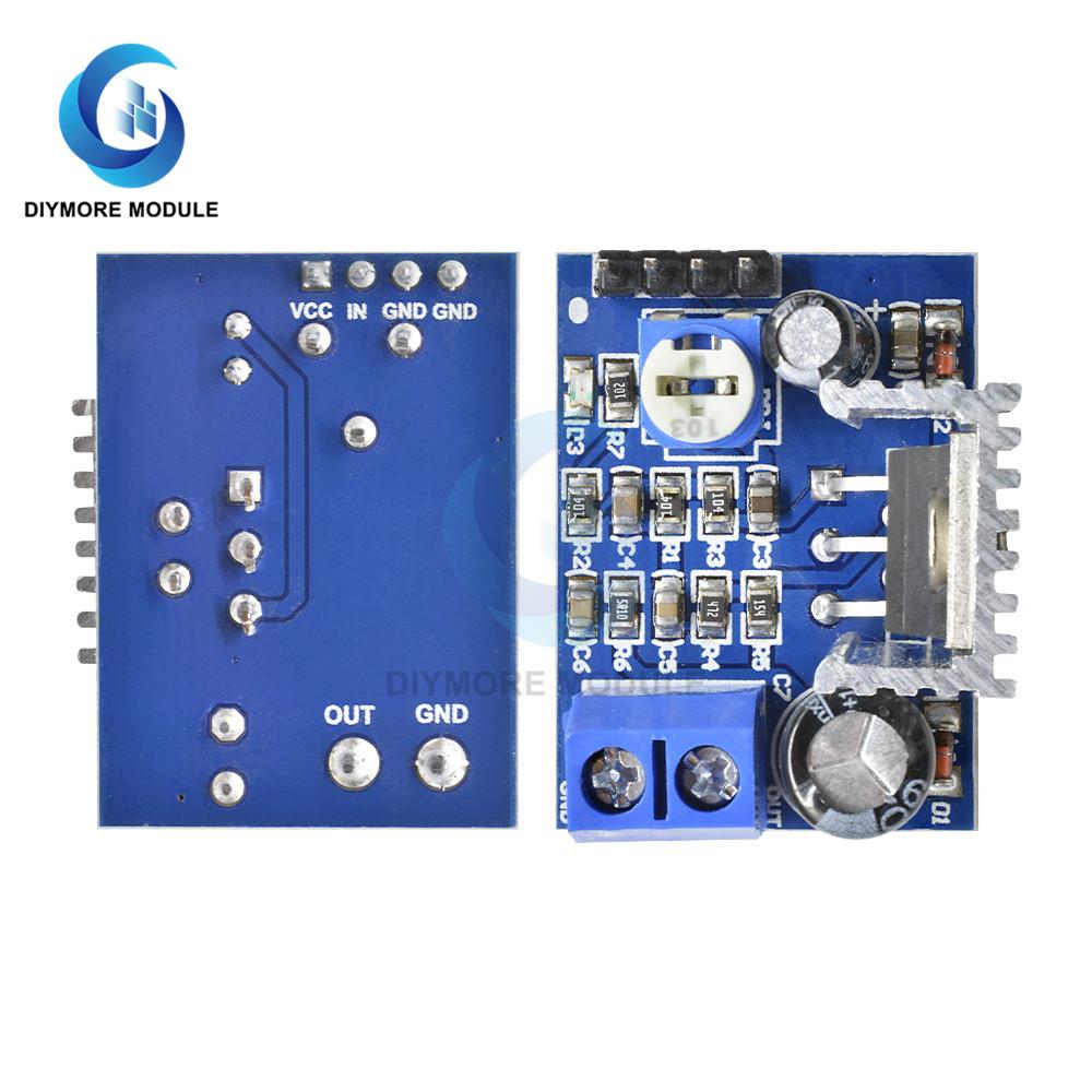 Изображение товара: Мини TDA2030 моно Плата усилителя 18 Вт DC 6-12 в аудио усилитель мощности модуль регулировки громкости для домашних динамиков DIY Kit