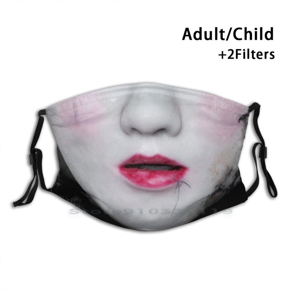 Изображение товара: Кукольный рот для взрослых детей моющаяся забавная маска для лица с фильтром Cfx композитные эффекты Cfx силиконовая кукольная Кукла фарфоровая