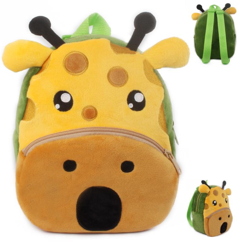 Изображение товара: Милый плюшевый рюкзак с кроликом, набивная детская игрушка для девочек, детская школьная сумка с мультипликационным животным для малышей