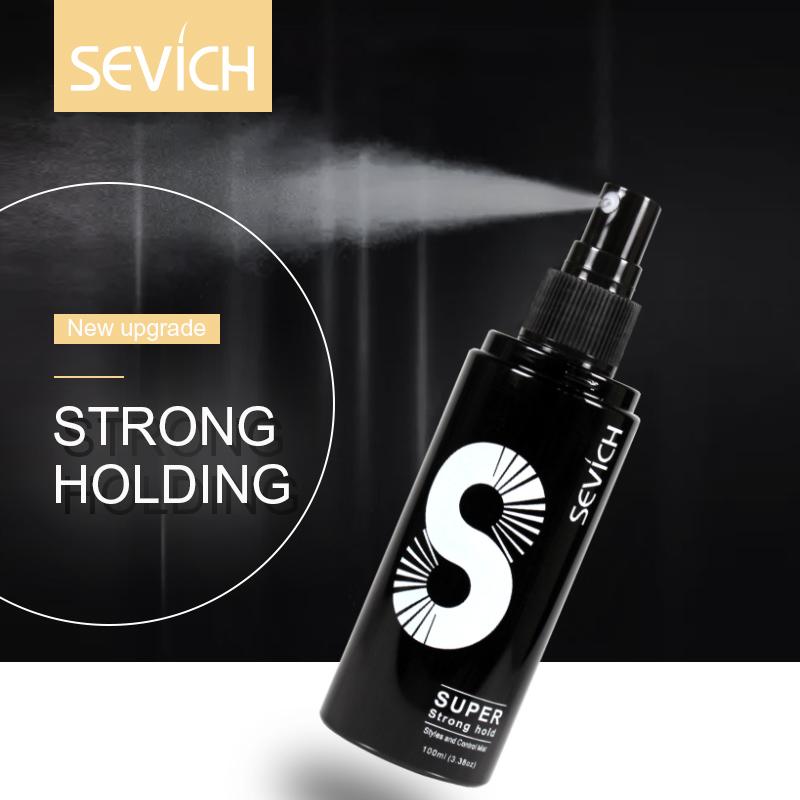 Изображение товара: Sevich 100 мл модный спрей для укладки волос ежедневное использование унисекс крепкое фиксирующее волокно для наращивания волос быстрый одноразовый спрей для хранения волос