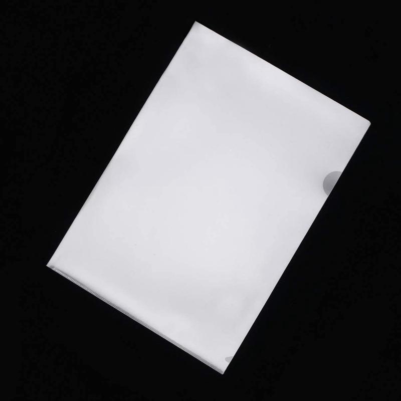 Изображение товара: 30 шт. А4 прозрачная папка для файлов прозрачная проектная сумка l-образная пластиковая папка для расширения бумажный зажим рукав