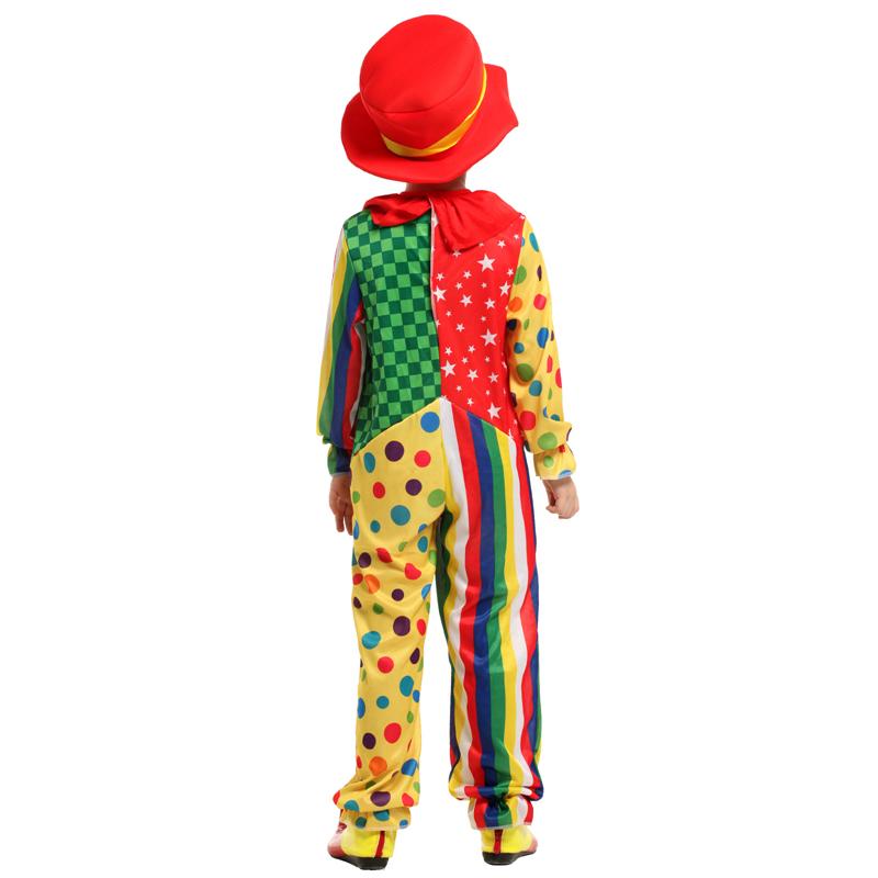 Изображение товара: Костюмы на Хэллоуин для мальчиков, детское счастливое цирковое платье, детский карнавал Пурим, необычное платье