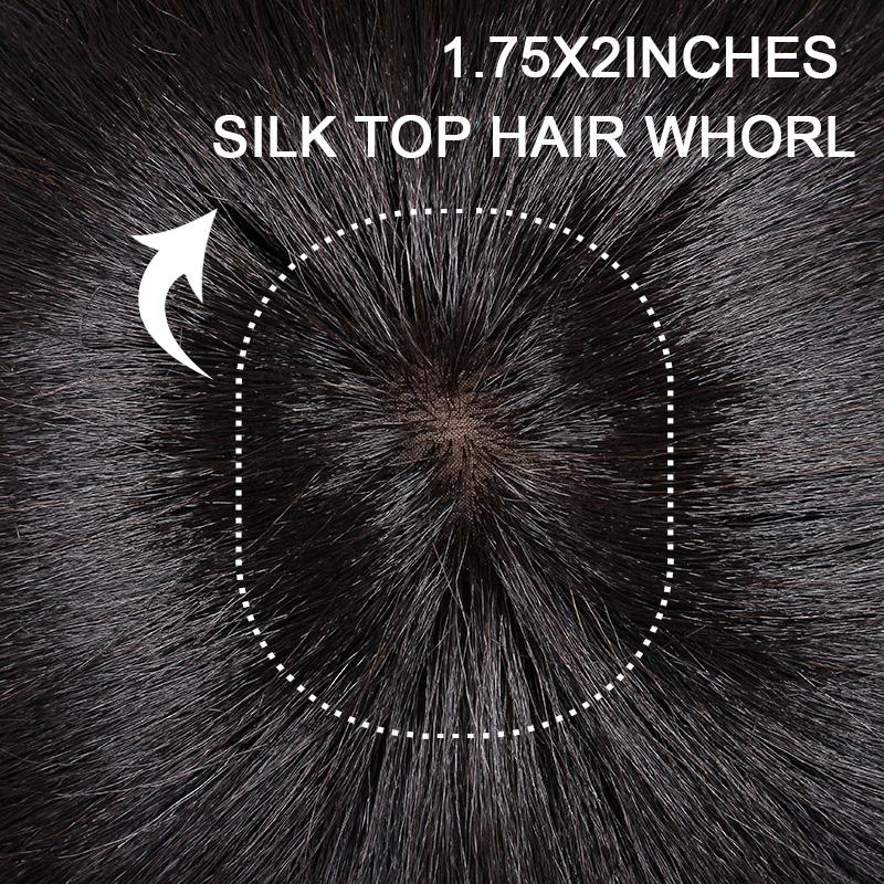 Изображение товара: Парик Yaki из натуральных волос на шелковой основе, парик из прямых бразильских волос Реми, плотность 180%, 250, предварительно выщипанный парик на сетке