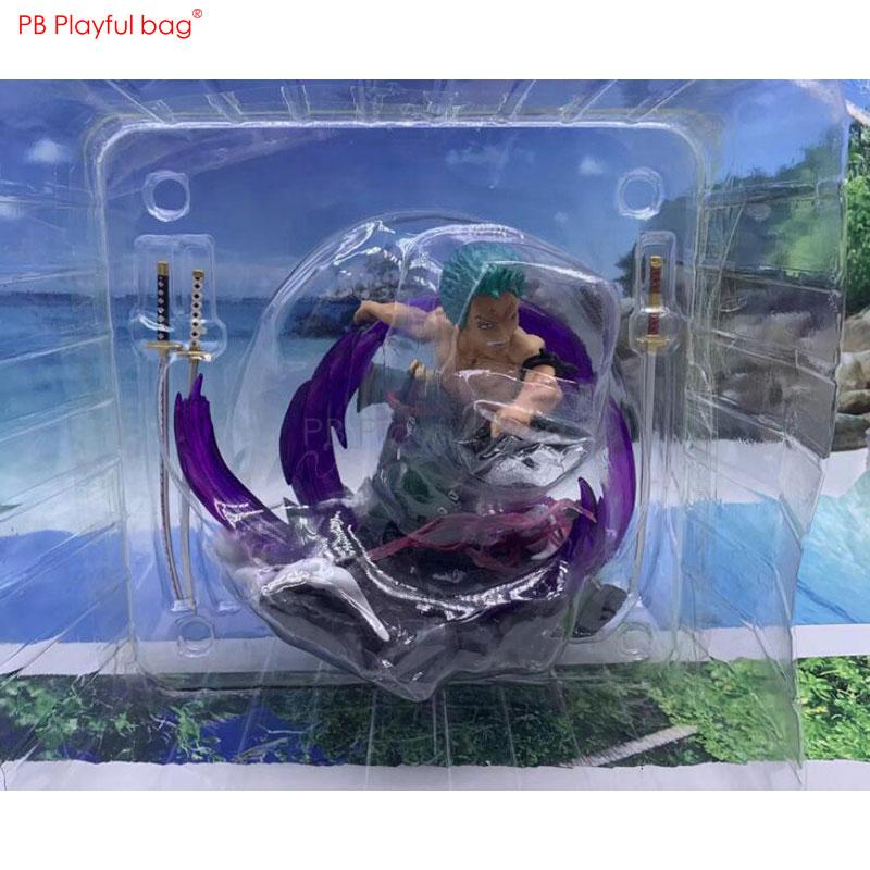 Изображение товара: Игрушечная сумка 17 см, фигурка ророноа Зоро из ПВХ, модель-игрушки, японское аниме, коллекционная экшн-фигурка в комнате, искусственная игрушка HF52