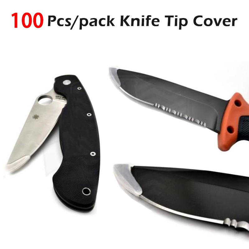 Изображение товара: 100 шт., защитные наконечники для ножей, пластиковые защитные наконечники ножей