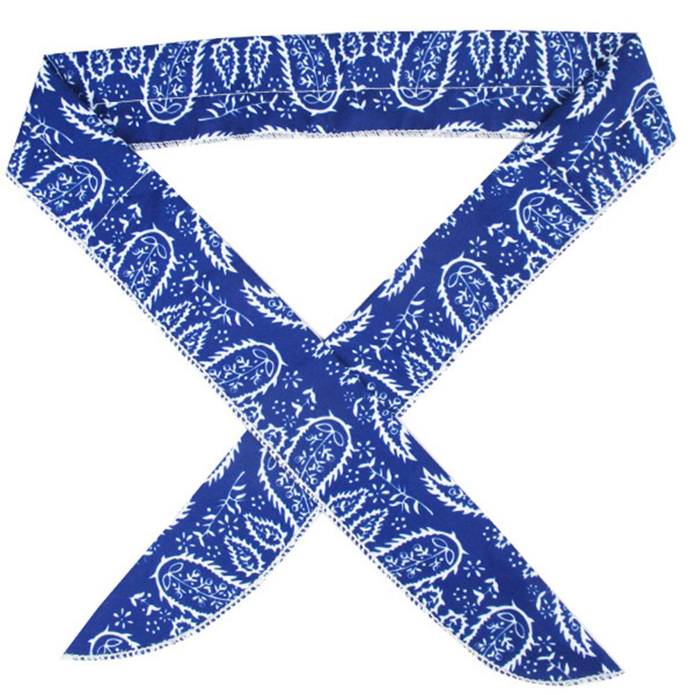 Изображение товара: Модный Шелковый шарф унисекс с принтом листьев, повязка на голову, шейный платок, полотенце, повязка на голову, шейный платок, шарфы