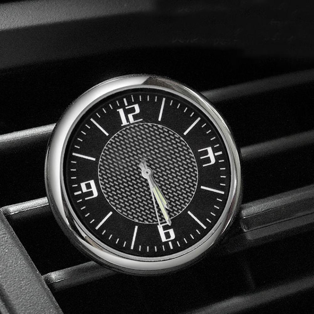 Изображение товара: Автомобильные часы, автомобильные светящиеся круглые кварцевые часы, часы для приборной панели, украшение для выхода воздуха, автомобильные аксессуары, интерьер 2020