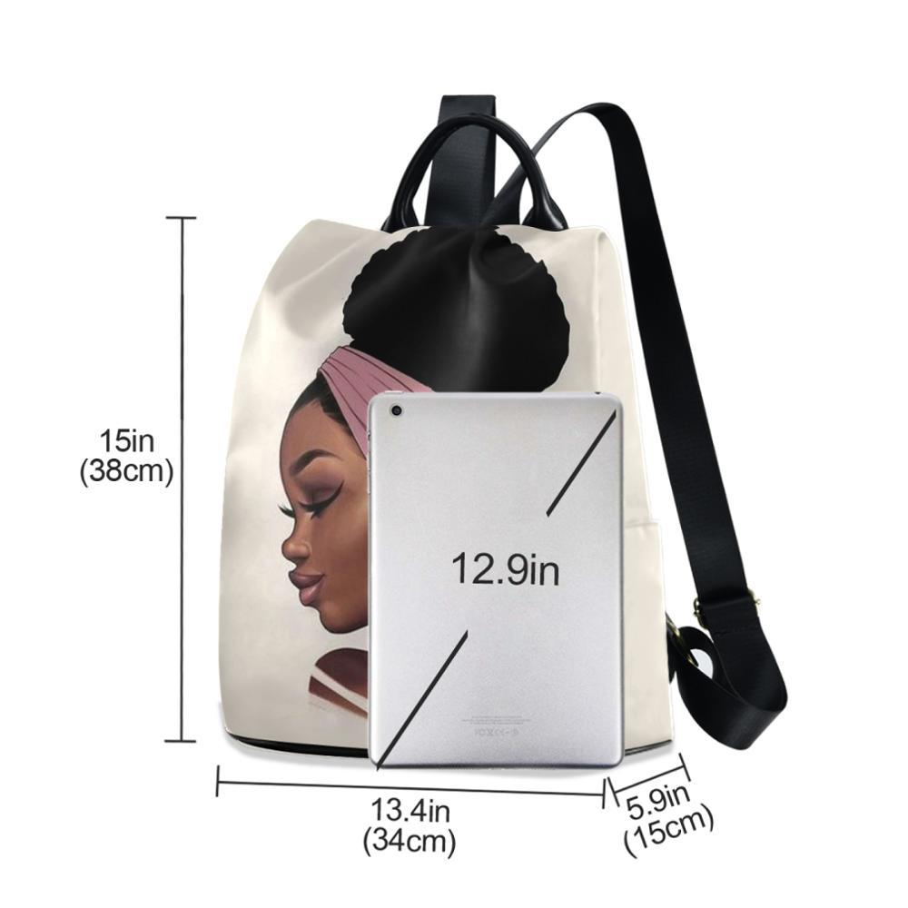 Изображение товара: Рюкзак женский, водонепроницаемый, с защитой от кражи, черного цвета