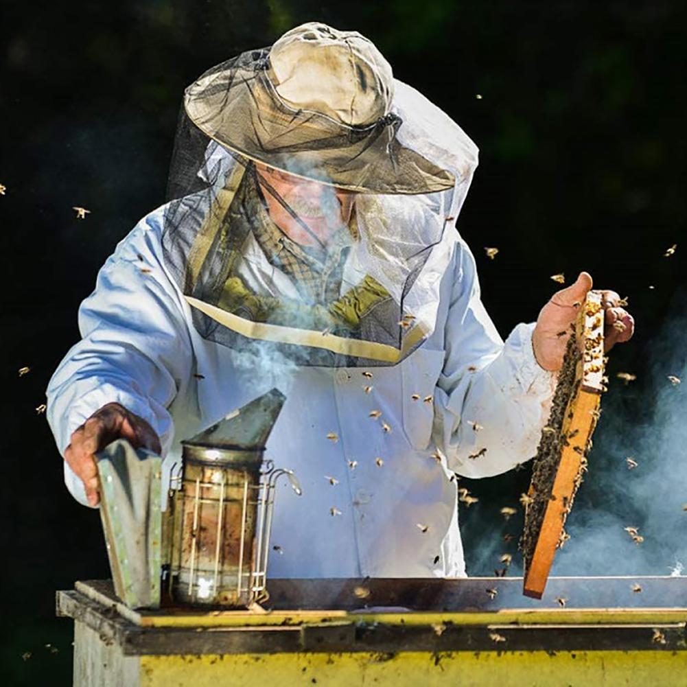 Изображение товара: Оборудование для пчеловодства, коробка для Улей из нержавеющей стали, инструменты для улей, ручной инструмент для пчеловодства с крючком для подвешивания
