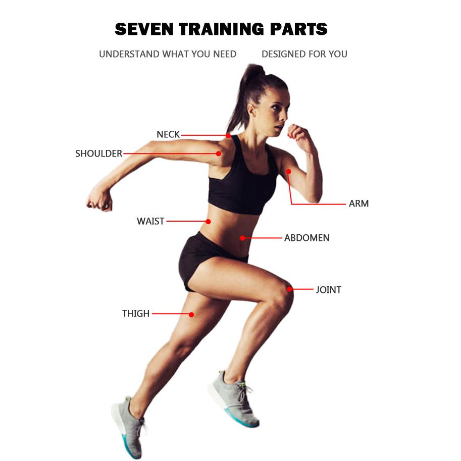 Изображение товара: 2020 EMS Беспроводной стимулятор мышц пресса 8-режим ремень Тренировка мышц тела Фитнес тренер для Абдо унисекс