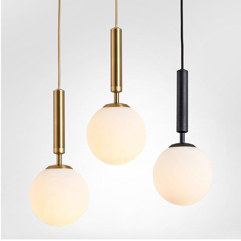Изображение товара: Люстра стеклянная в стиле индастриал, подвесной светильник с лампочками E27 для ресторана, гостиницы, столовой, кухни