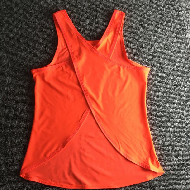 Изображение товара: Спортивная футболка, тренировочный кроп-топ, женская одежда для йоги, спортивная одежда для бега, бега, тренировок, майка, жилет без рукавов для фитнеса
