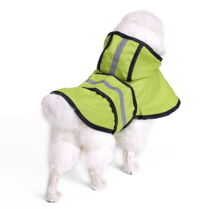 Изображение товара: Дождевик для собак, непромокаемая Светоотражающая куртка, водонепроницаемая куртка для домашних животных, толстовки, комбинезон для маленьких средних и больших собак, французский бульдог, XS-4XL