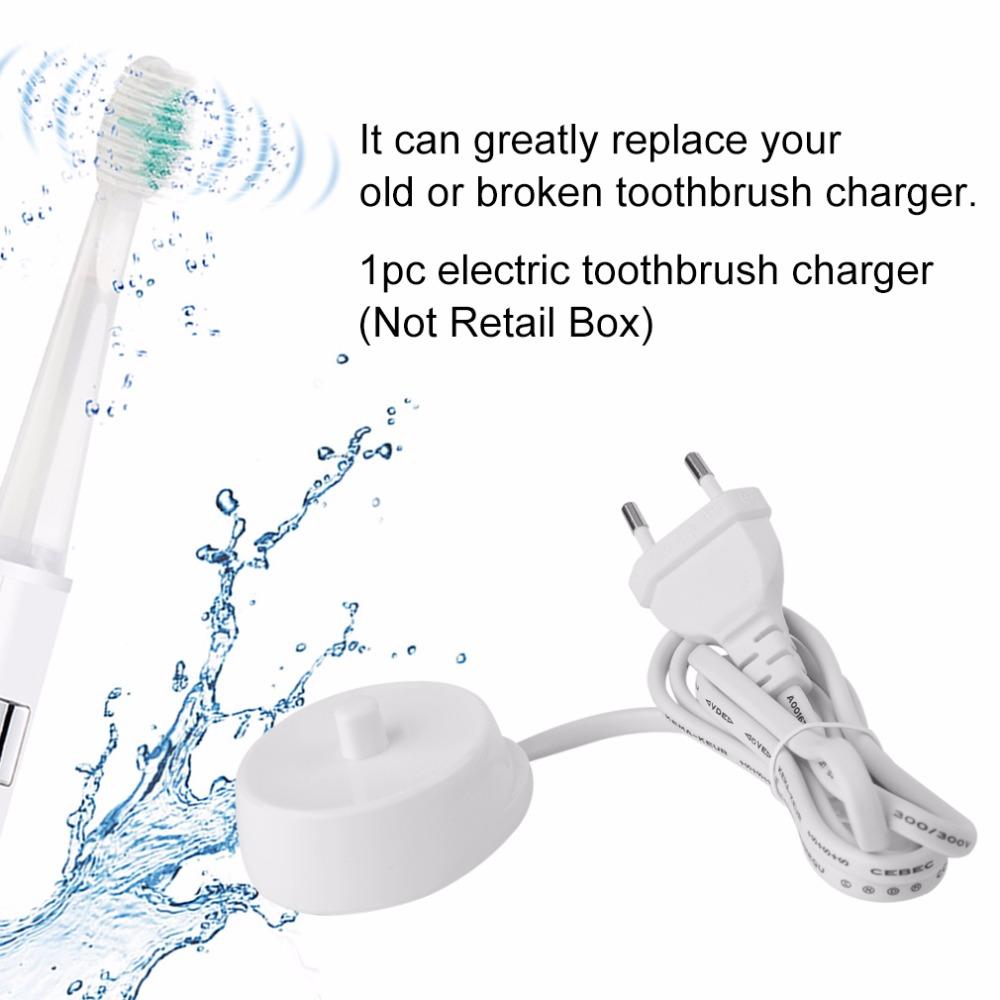 Изображение товара: Сменное зарядное устройство для электрической зубной щетки, модель 3757, подходит для зубной щетки Braun Oral-b D17 OC18, зарядная подставка для электрической зубной щетки с европейской вилкой и американской вилкой