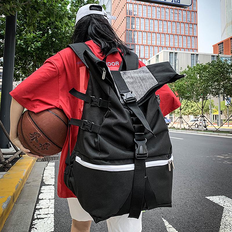 Изображение товара: Спортивная сумка-рюкзак для тренировок, многофункциональная сумка для баскетбола, спортзала, фитнеса, кроссовок, дорожная, для мужчин и женщин