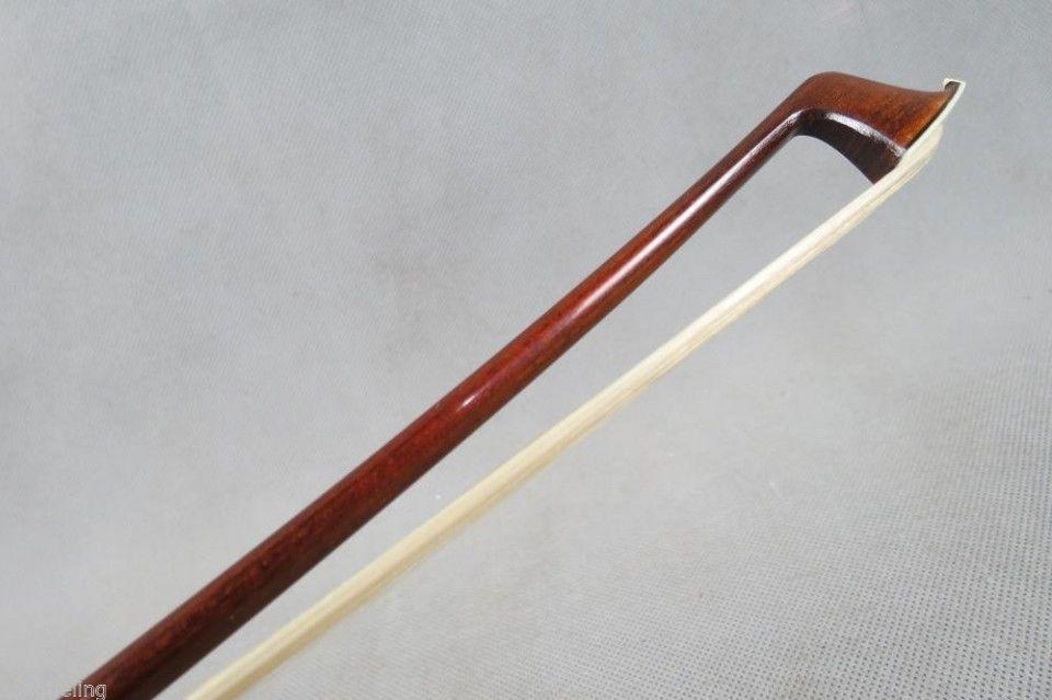 Изображение товара: 1 шт. Профессиональный усовершенствованный мощный лук для скрипки Pernambuco 4/4, серебряное Крепление #5653