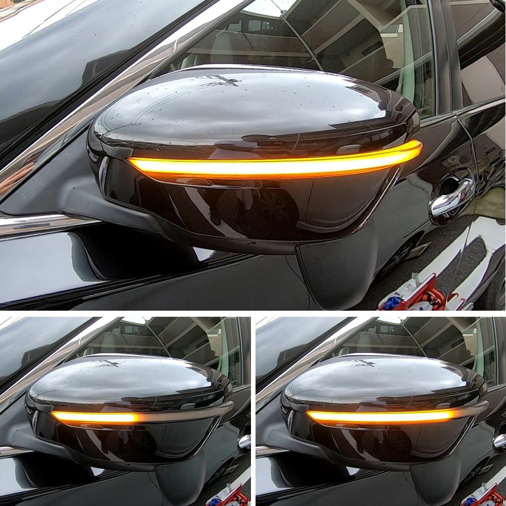Изображение товара: Автомобильное боковое зеркало Динамический светодиодный светильник сигнала поворота для Nissan Rogue X-Trail T32 Qashqai J11 2014 + Murano Z52 Pathfinder R52 2017 +