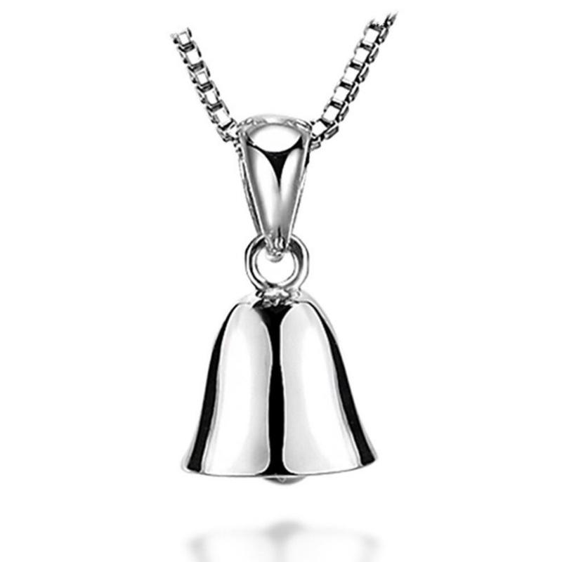 Изображение товара: Женское ожерелье из серебра 925 пробы, в виде колокольчиков