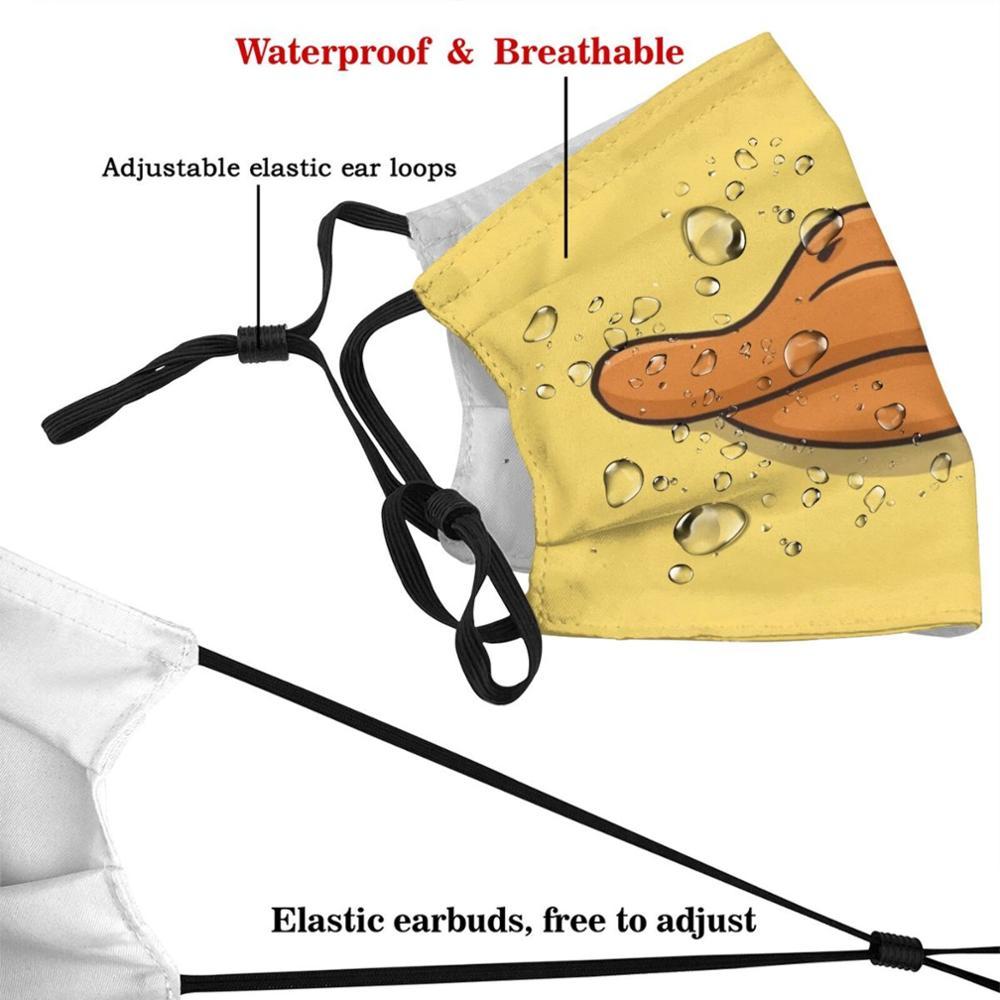 Изображение товара: Забавная мультипликационная многоразовая маска для лица с изображением Уточки на ферме Pm2.5, маска для лица с фильтром, детская маска на утином пуху, для животных