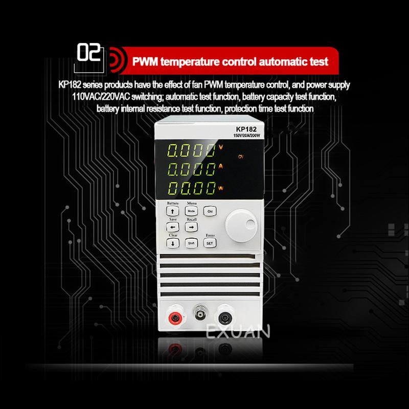 Изображение товара: KP182/ KP184 электронная нагрузка/двухканальный Многофункциональный Обнаружение 150 Вт/400 Вт автоматический инструмент обнаружения
