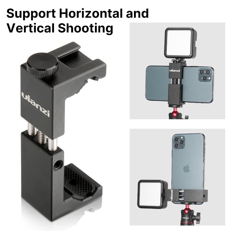 Изображение товара: Комплект для видеокамеры ULANZI Vlog 3 VL49, мини-штатив со светодиодной подсветкой, держатель телефона для цифровой зеркальной камеры, iPhone 11 Pro Max, видеокамера