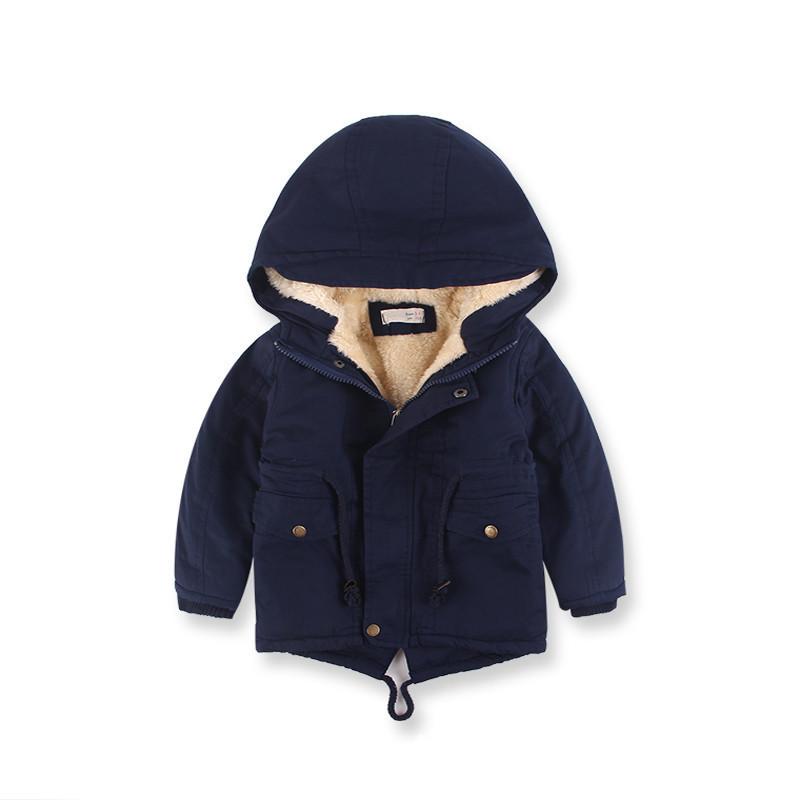 Изображение товара: Детская зимняя куртка с капюшоном, на Возраст 3-8 лет