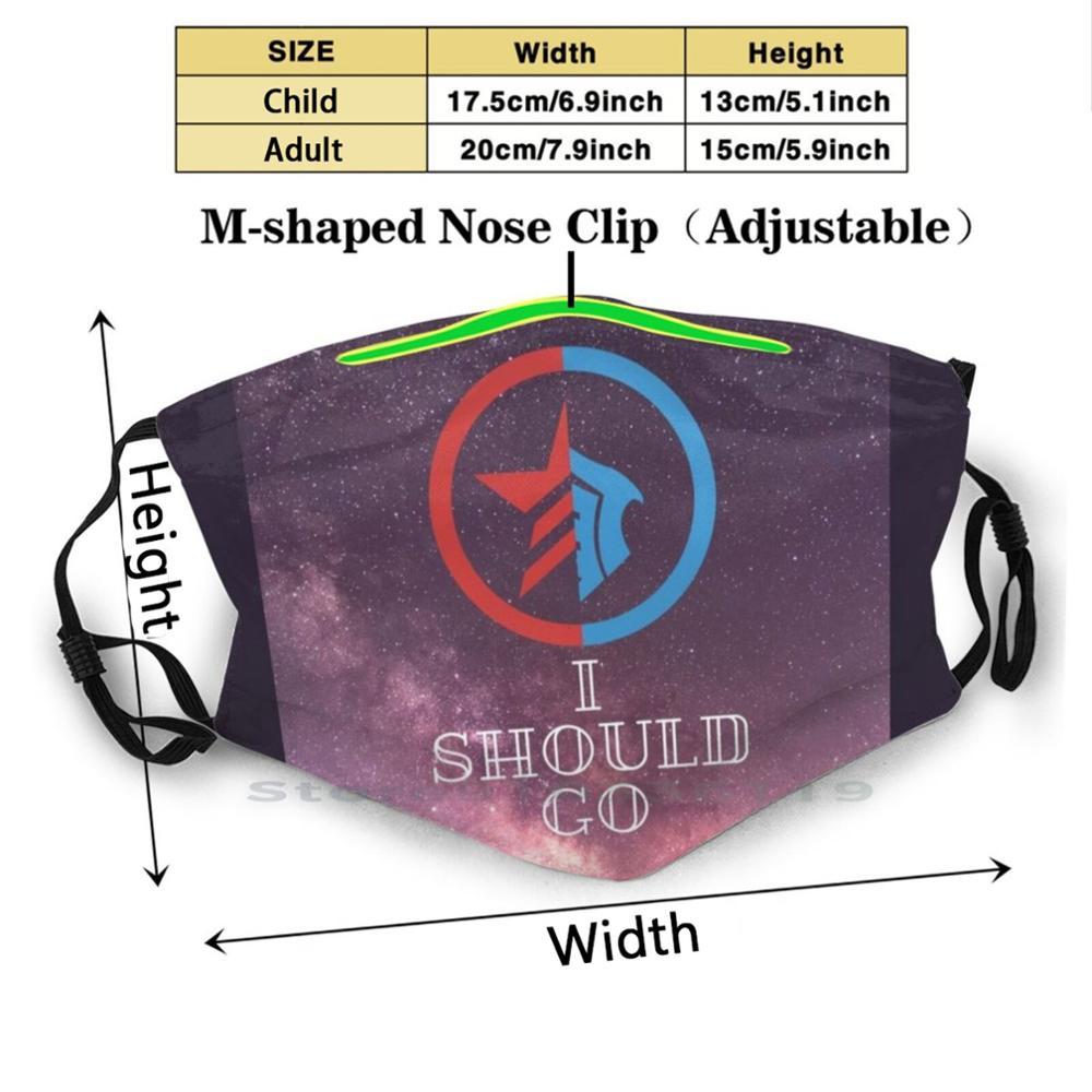 Изображение товара: Я должен идти печати многоразовый Pm2.5 фильтр DIY маска для лица для детей с принтом «Mass Effect Шепард Парагон Hero