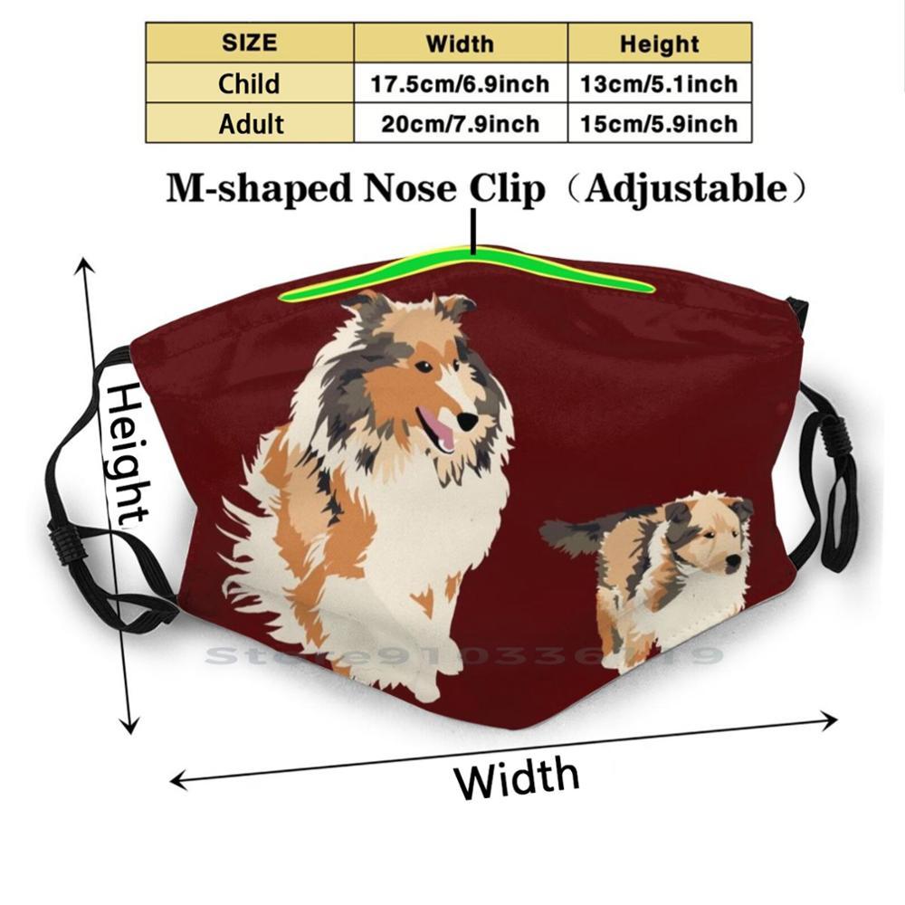 Изображение товара: Многоразовая маска для лица Collie And Collie V.1 с фильтрами для детей
