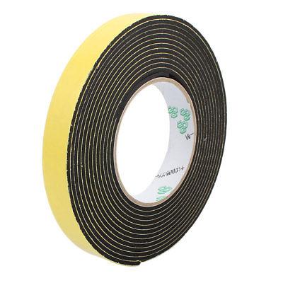 Изображение товара: 20mm x 3mm Super Strong Single Side EVA Sponge Foam Tape Black 5M Length