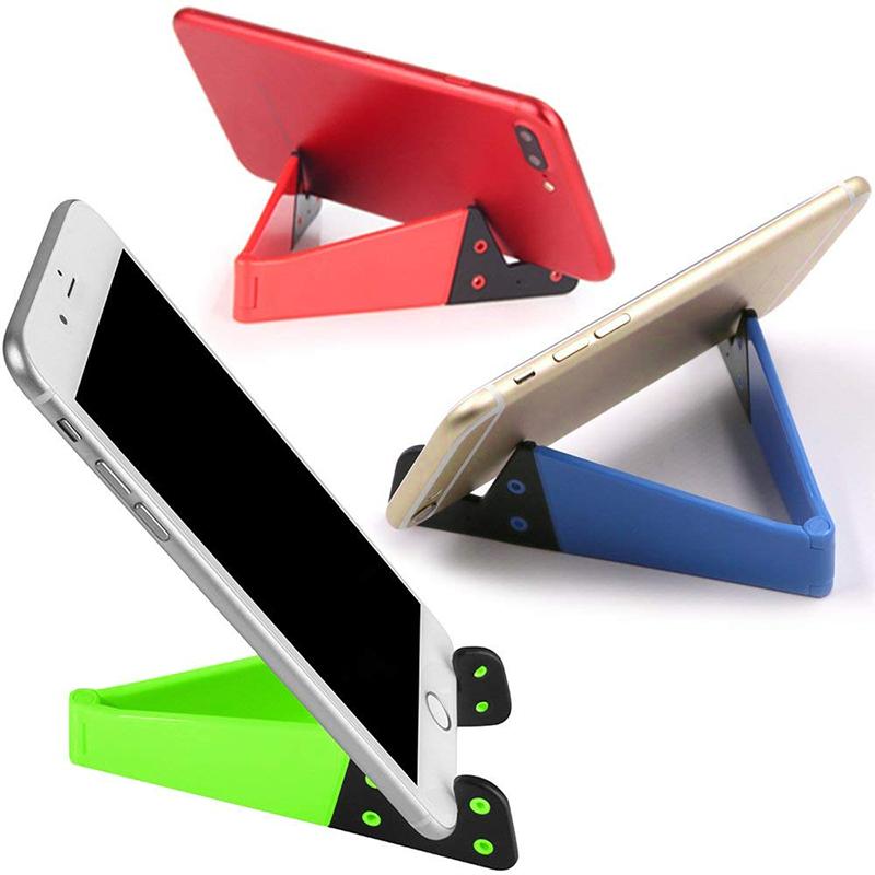 Изображение товара: Регулируемый держатель для мобильного смартфона подставка для IPhone X Samsung S10 держатель для телефона планшета Складная подставка для сотового телефона