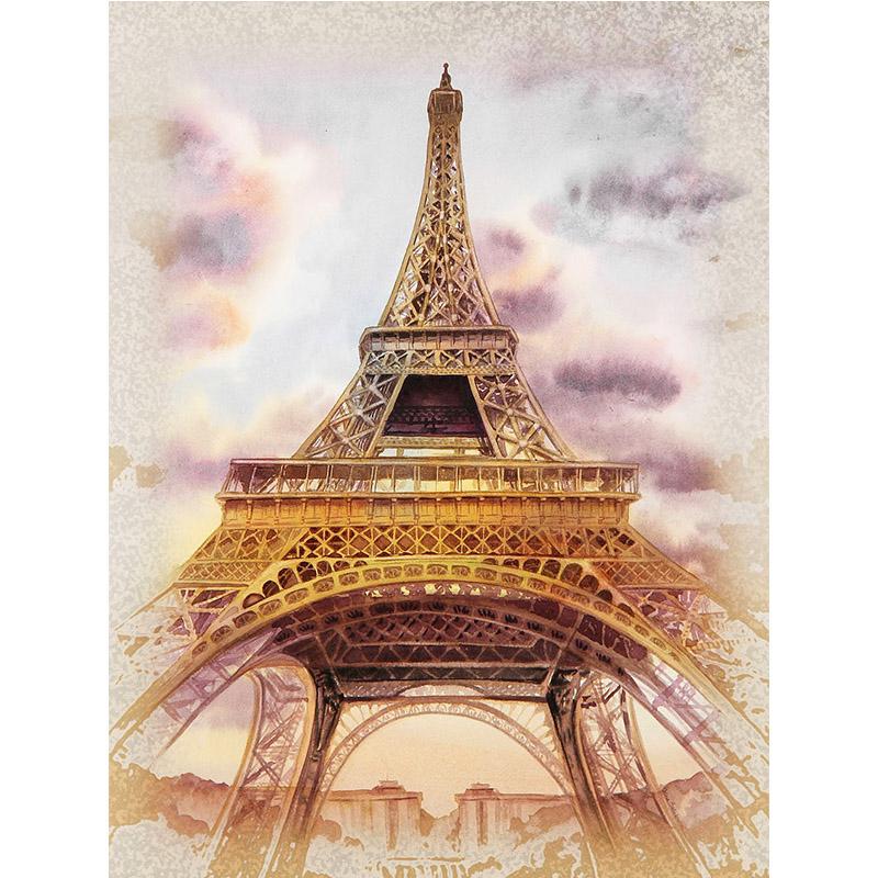 Изображение товара: Scenery 5D DIY Diamond Painting Landscape Cross Stitch Eiffel Tower Full Round Drill Diamond Embroidery Sale Home Decoration